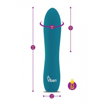 Viben Vivacious 10 Function Bullet - Ocean