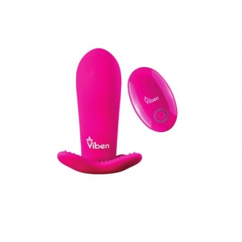 Viben Intrigue Panty Vibe W/ Pleasure Nubs Hot Pink