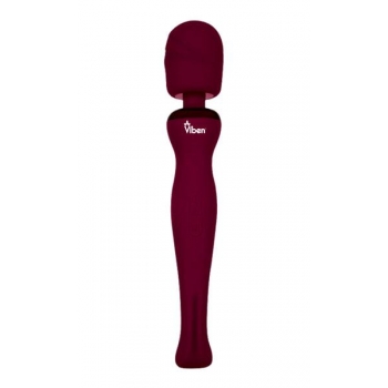 Viben Sultry Intense Handheld Wand Massager - Ruby