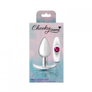 Cheeky Charms Butt Plug Set Iridescent/ Bright Pink