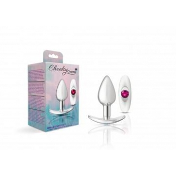 Cheeky Charms Butt Plug Set Iridescent/ Bright Pink