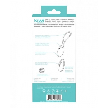 Vedo Kiwi Rechargeable Bullet Insertable Tease Me Turquoise