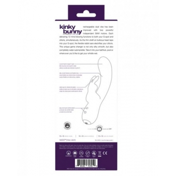 Kinky Bunny Deep Purple Rabbit Style Vibrator