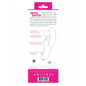 Kinky Bunny Plus Rechargeable Pink Rabbit Vibrator