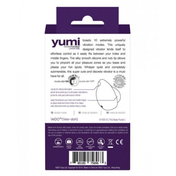 Vedo Yumi Finger Vibrator Deep Purple