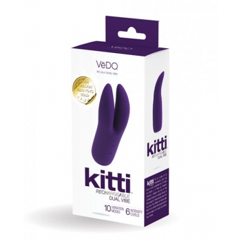 Vedo Kitti Rechargeable Vibe in Deep Purple