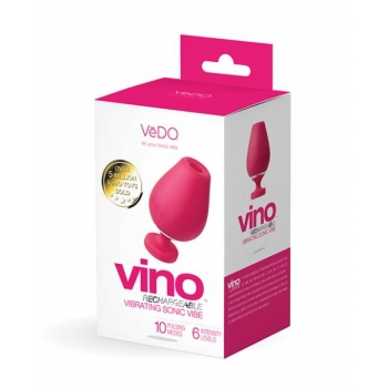 Vedo Vino Vibrating Sonic Vibe Pink