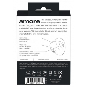 Vedo Amore Rechargeable Vibe - Black