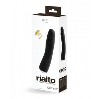 Vedo Rialto Rechargeable Pearl Vibe in Black