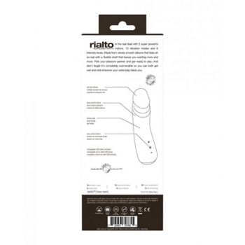 Vedo Rialto Rechargeable Pearl Vibe in Black