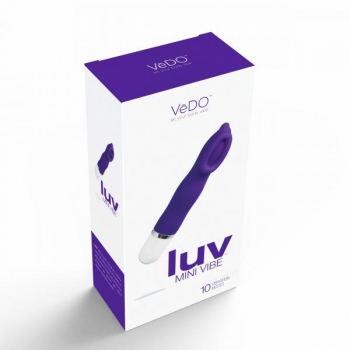 Luv Mini Silicone Waterproof Vibe - Purple