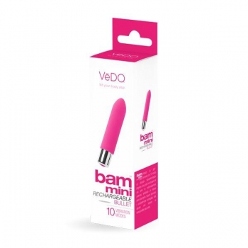 Vedo Bam Mini Bullet Vibrator Foxy Pink