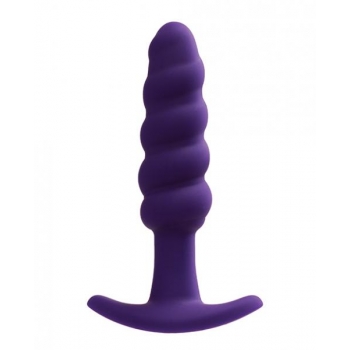 Vedo Twist Rechargeable Anal Plug - Deep Purple