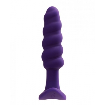 Vedo Twist Rechargeable Anal Plug - Deep Purple