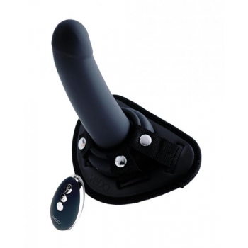 Vedo Strapped Rechargeable Strap On Just Black