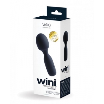 Vedo Wini Rechargeable Mini Wand Just Black