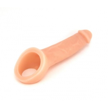 Ride On Hollow Penis Enhancer Beige