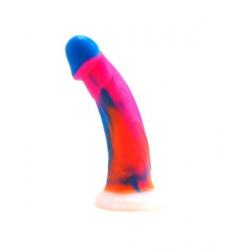 Mustang Tie Bright Multi-Color Dildo