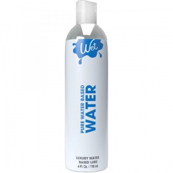 Wet Water Based Personal Lubricant - 4 Oz Bottle