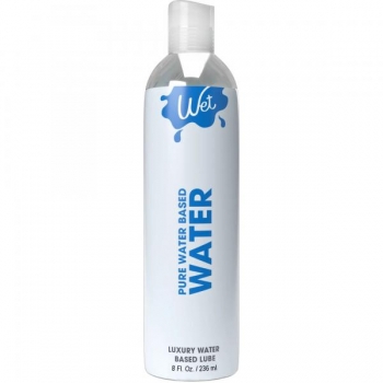 Wet Water Based Lubricant - 8 Oz