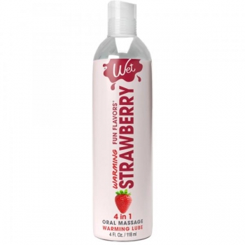 Wet Strawberry Warming Lubricant 4 oz