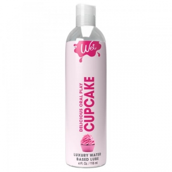 Delicious Frosted Cupcake Oral Play Lubricant - 4 Oz