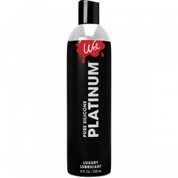 Wet Platinum Silicone Personal Lubricant 8 Oz