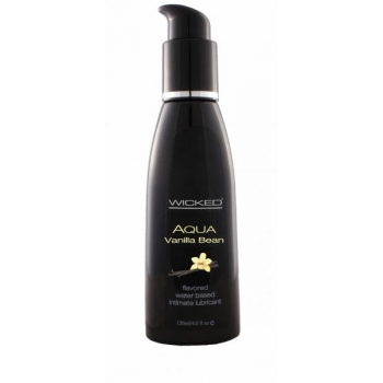 Wicked Aqua Vanilla Bean Lube 4oz