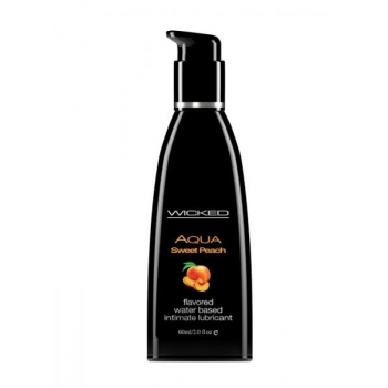 Wicked Aqua Sweet Peach Flavored Lubricant 2oz