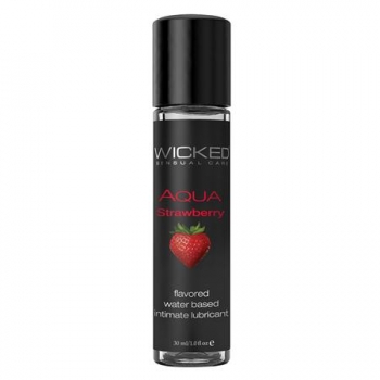 Wicked Aqua Flavored Lubricant – Strawberry, 1oz