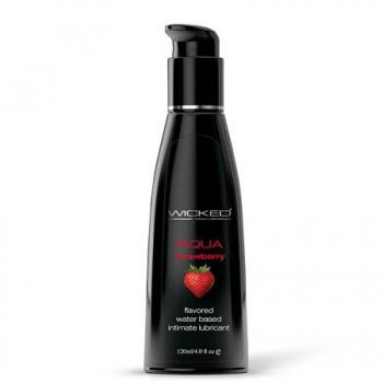 Wicked Aqua Lubricant - Strawberry 4 oz