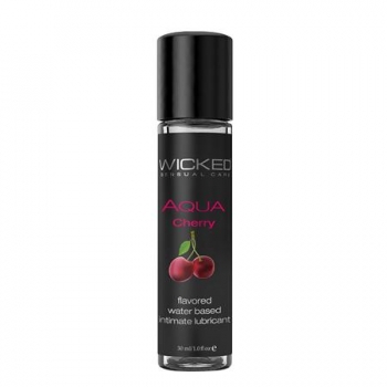 Wicked Aqua Flavored Lubricant - Cherry (1oz)