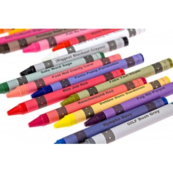 Offensive Crayon Pack - Fun Adult Gifts