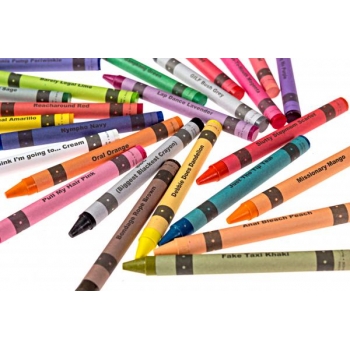 Offensive Crayon Pack - Fun Adult Gifts