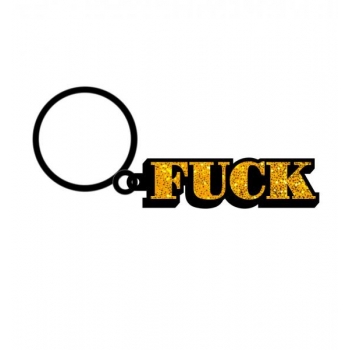 Fuck Keychain - Tongue-in-Cheek Accessory