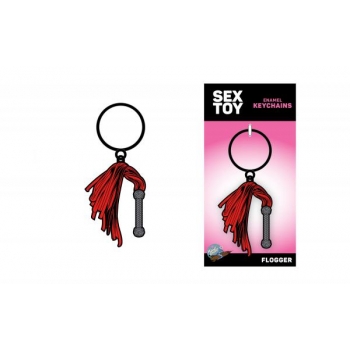 Wood Rocket Flogger Keychain - Fun & Novelty Accessory