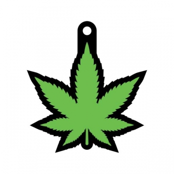 Green Leaf Air Freshener (net)