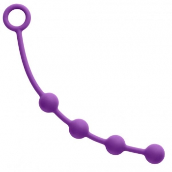 Silicone Anal Bead Small Plum