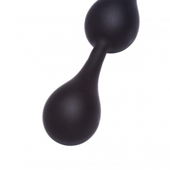 Silicone Anal Teardrop Small Black