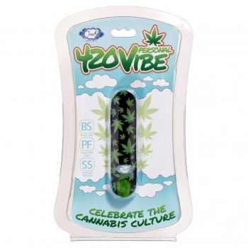 420 Stubby Vibe with Cannabis Leaf Design