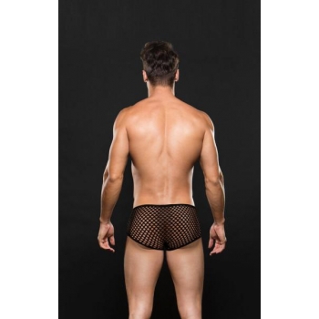 Envy Modern Fishnet Trunk - Black L/XL