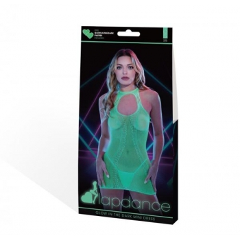 Lapdance Glow In The Dark Mini Dress - One Size Fits Most