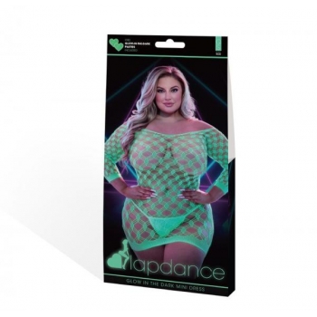 Lapdance Glow In The Dark Mini Dress - Stylish and Alluring