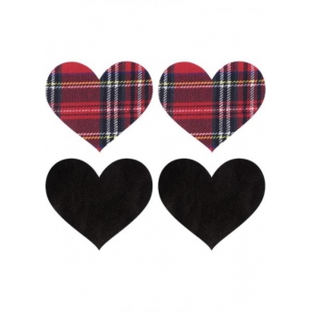 Peekaboos Pasties School Girl Hearts