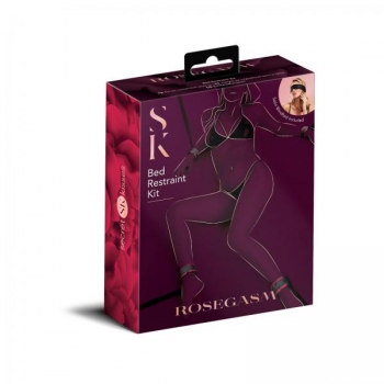 Rosegasm Bed Restraint Kit with Blindfold