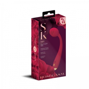 Rosegasm Long Stem Flexi G-spot Vibe Rose