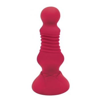 Rosegasm Remote Control Thrusting Rosebud Buttplug