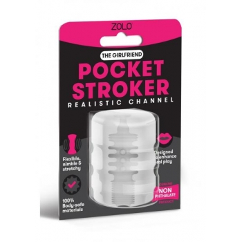 Zolo The Girlfriend Pocket Stroker - White