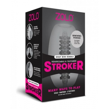 Zolo Mini Stroker Dome Grey