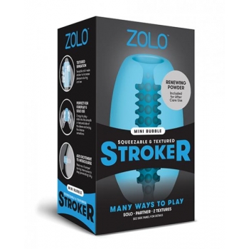 Zolo Mini Stroker Dome Blue